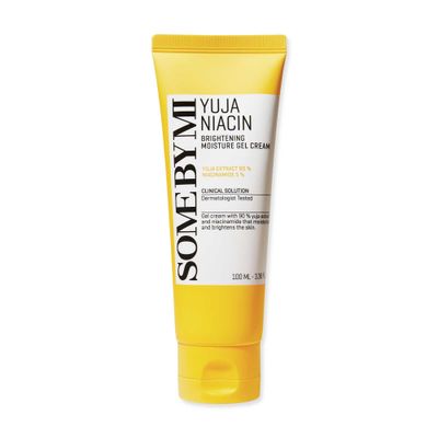 SOME BY MI 2024 Yuja Niacin Brightening Moisture Gel Cream - 3.38Oz, 100ml - Made from 10 Vitamin for Dull-Looking Skin - Mild Moisturizer for Skin Calming, Melasma and Blemish Care - Korean Skin Care