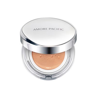 AMOREPACIFIC Color Control Cushion Compact Broad Spectrum SPF 50 Korean Foundation with Buildable Coverage &amp; Dewy Finish, 106 Medium Pink, 1.05 oz