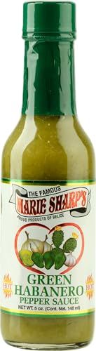 Marie Sharp&#39;s Green Habanero Pepper Sauce, 5 oz