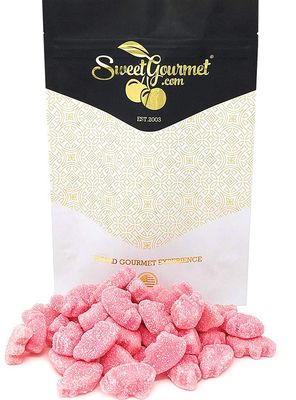 SweetGourmet Sour Strawberry Piglets Mini Pigs Gummi Candy 1 Pound
