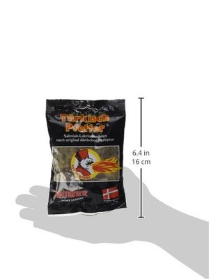 Turkish Pepper Salmiak Licorice Bag 3.53 Oz