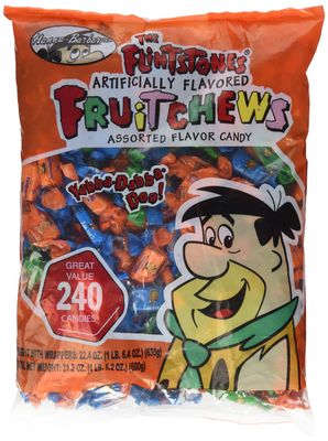 Rhode Island Novelty Albert&#39;s Fruit Chews - Flintstone Flavors (240 Candies)