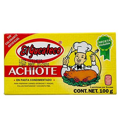 El Yucateco Paste Achiote, 3.5 oz