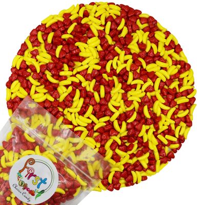 FirstChoiceCandy Assorted Colored Mini Hard Candies (Strawberry and Banana, 2 Pound)
