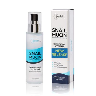 Snail Mucin Hydrating Serum for Post-Dermaplaning - Korean Beauty Skincare to Soothe, Hydrate &amp; Renew Skin After Face Razors &amp; Dermaplaning Tools - Ideal For Dermplane and Daily Routine