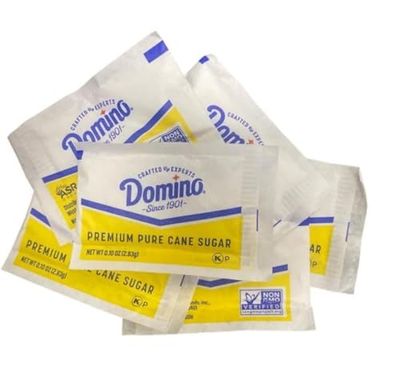 Domino Sugar Packets .10 Oz, 100 count