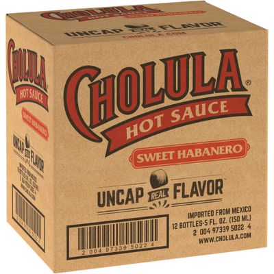 Cholula Sweet Habnero Hot Sauce, 5 fl oz (Pack of 12)