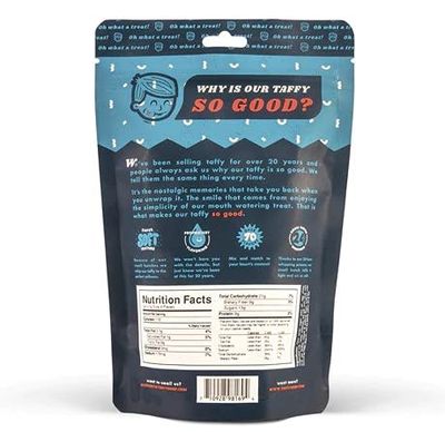 Taffy Shop World's Best Taffy - Gourmet Soft Chewy Candy, Variety Pack, Bulk Sweet Snack, Fresh Gift & Gluten-Free, 35 Individually Wrapped Pieces (7oz)