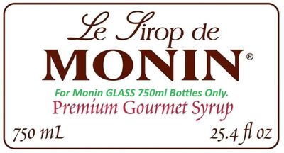 Coffee Syrup Pump. ONLY for Monin GLASS 750ml (25.4 Fl.Oz.) Bottle (Pack of 360). FDA Compliant. BPA Free. Product of Bayside Traders