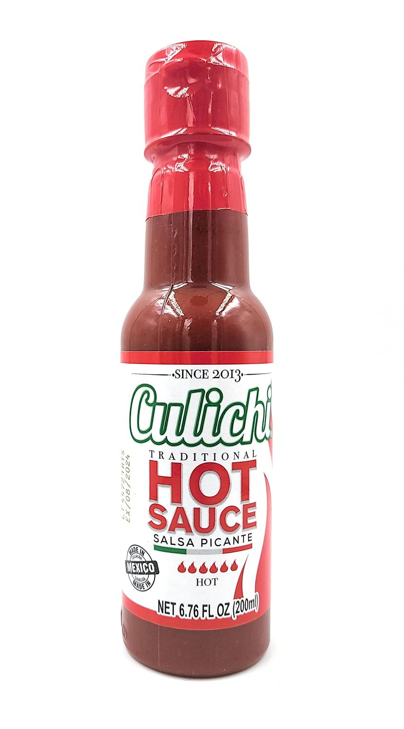 Salsa Culichi (TM) Official Traditional Hot Sauce (Authentic Mexican Salsa) (1 Bottle)