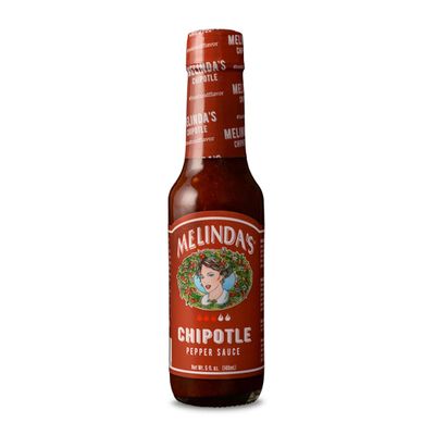 Melindas Chipotle Hot Sauce - Gourmet Chipotle Sauce - Made with Chipotle Peppers, Habanero Peppers, Carrots, Onion, Papaya &amp; Lime Juice - Keto, Kosher, Vegan, Gluten Free Hot Sauce - 5oz, 1 Pack