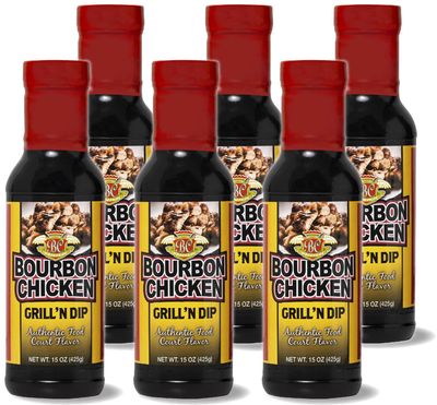 Bourbon Chicken Grill n Dipping Sauce All Purpose Southern Style Barbecue Sauce Authentic Food Court Restaurant Flavor