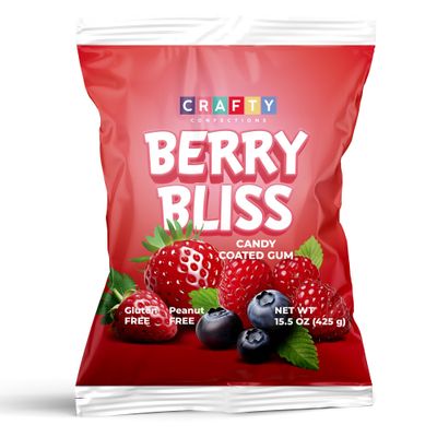 Razzles Candy Gum - 15 OZ Bag of Fruit-Flavored Chewing Bubble Gum - 318 pcs Vending Machine Refill Bulk Candy Coated Chewing Gum for Kids &amp; Adults