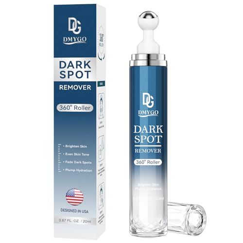 Dark Spot Remover for Face and Body, Dark Spot Corrector Serum, Melasma Treatment for face, Age Spot &amp; Freckles Remover, Skin Care Serum for Uneven Skin Tone with 360 Roller Massage Ball, 0.67 fl. oz