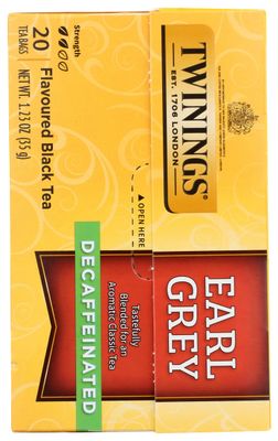 Twinings Earl Grey Decaf Tea, 20 Count