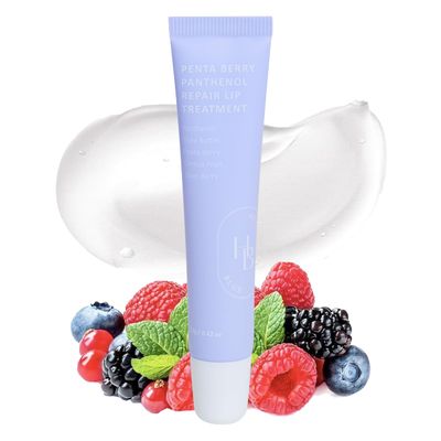HEVEBLUE Penta Berry Panthenol Repair Lip Treatment - Lip Balm, Lip Mask, Lip Gloss, Korean Skin Care, K-Beauty, Moisturizing, Vegan, Sensitive Skin, Hypoallergenic, Lip Care, Mother&#39;s Day Gift