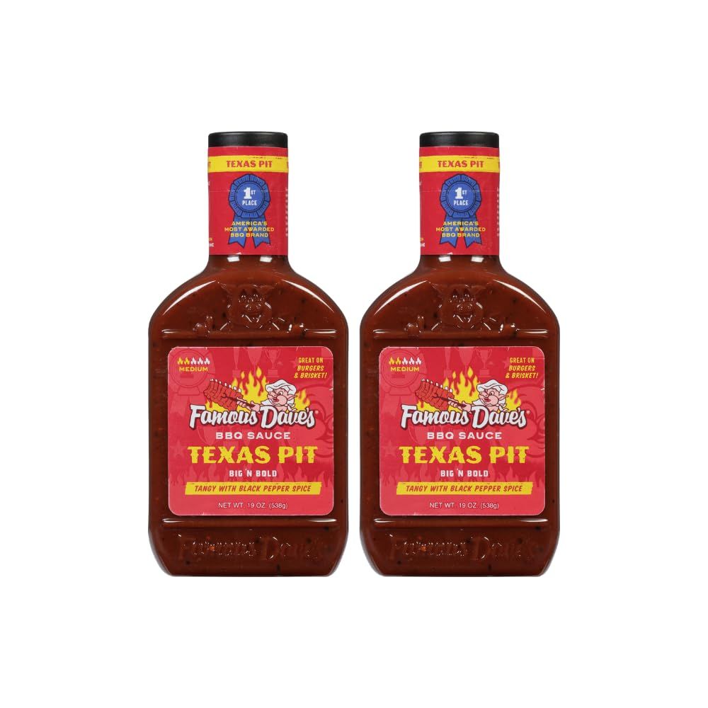Famous Dave&#39;s - 2 pck, Texas Pit BBQ Sauce (38 oz.)