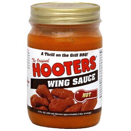 Hooters Wing Sauce One 12 oz jar (Hot)