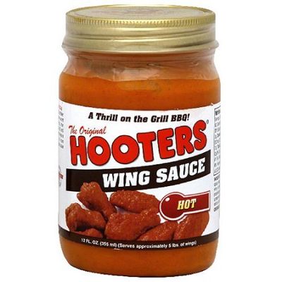 Hooters Wing Sauce One 12 oz jar (Hot)