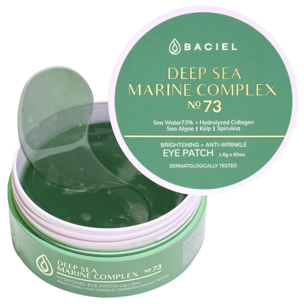 BACIEL - Marine Collagen Under Eye Hydrogel mask for Dark circles, Wrinkle and Puffiness (puffy eyes) Korean Skincare