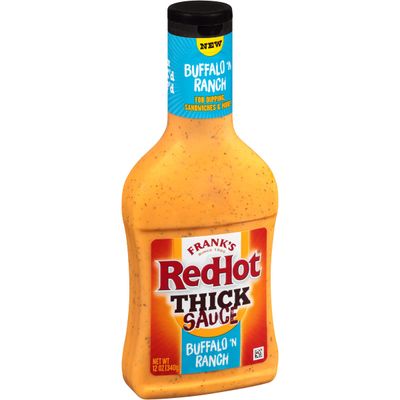 Frank&#39;s RedHot Buffalo &#39;N Ranch Thick Hot Sauce, 12 oz (Pack of 6)