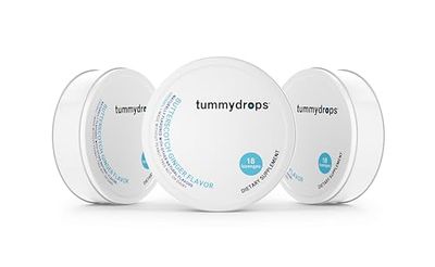 Organic Ginger Butterscotch Cream Tummydrops (Pack with 3 Tins, 54 drops total)