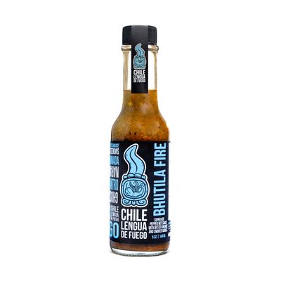 BHUTILA FIRE Super Hots Hot Sauce - Sour Orange, Smoked Scotch Bonnet, Chipotle, Jalapeno - 4.5/6 Heat Level