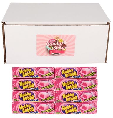 SECRET CANDY SHOP Hubba Bubba Max Bubble Gum (Outrageous Original flavor) (Pack of 8, total of 40 pieces)