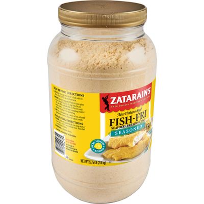 Zatarain&#39;s Seasoned Fish Fri Seafood Breading Mix, 5.75 lb