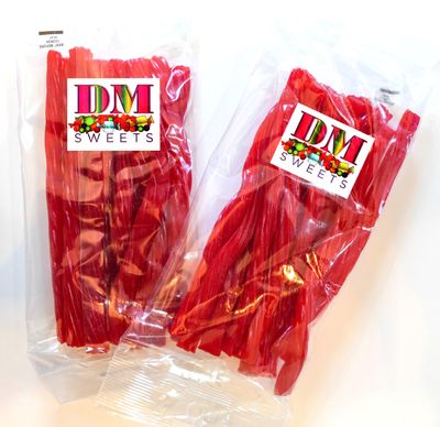 1 Lb of Jumbo Cinnamon Licorice Twists - 2 8 oz Bags of Soft Chewy Bold Flavored Cinnamon Twists