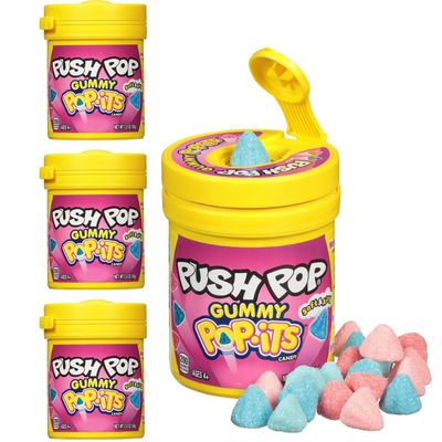 Push Pop Pop-Its Gummy Candy - Gift Pack of 4 by Lyza&#39;s Sweets &amp; Treats