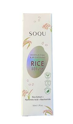 Soqu Moisturizing &amp; Brightening Rice Serum, 1.7 Fl Oz (Pack of 1)