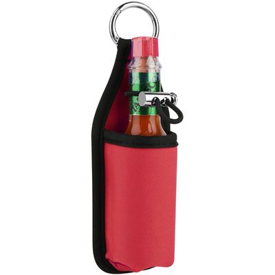 Beautyflier 2oz/60ML Hot Sauce Sleeve Holder, Portable Bottle Belt Holder for Tabasco, Sriracha &amp; Cholula Hot Sauce, for the Hot Sauce Lover&#39;s Essential, Holder Only (Red)