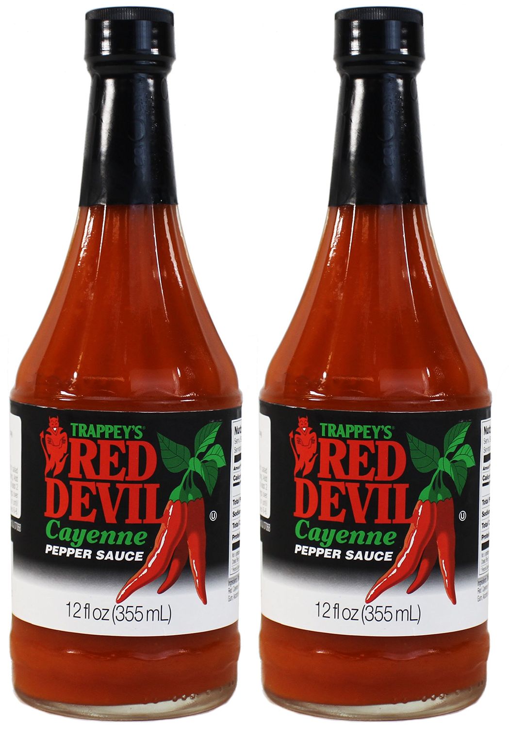 Trappey&#39;s Red Devil Sauce Hot 12 fl oz (Pack of 2 )