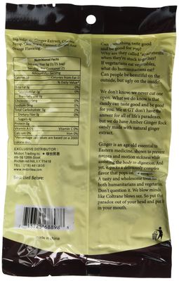 Gt-Amber Ginger Candy (Hard) (10 Pack 4.41oz) total 44.1 oz
