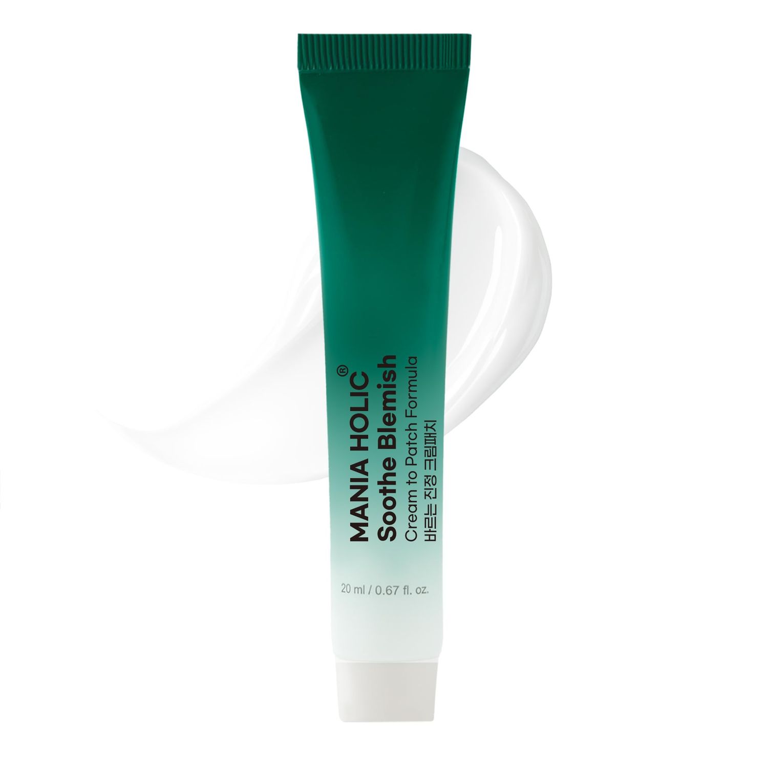 Soothe Blemish Cream Green Tea Proactive Spot Care, Cream to Patch Formula, Hydrates and Soothes Skin, Makeup Friendly, Korean Skincare, 0.67 fl oz.