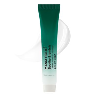 Soothe Blemish Cream Green Tea Proactive Spot Care, Cream to Patch Formula, Hydrates and Soothes Skin, Makeup Friendly, Korean Skincare, 0.67 fl oz.