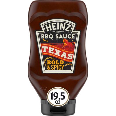 Heinz Texas Style Bold &amp; Spicy BBQ Sauce (19.5 oz Bottles, Pack of 6)