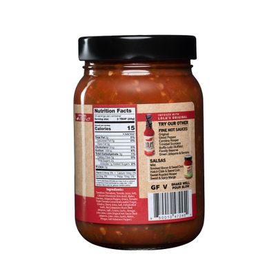 Lola's Fine Hot Sauce Cherry Jalapeo Salsa - Sweet &amp; Slightly Spicy Fresh Tomato, Cherry &amp; Jalapeo Blend Flavorful &amp; Versatile, 16oz Jar