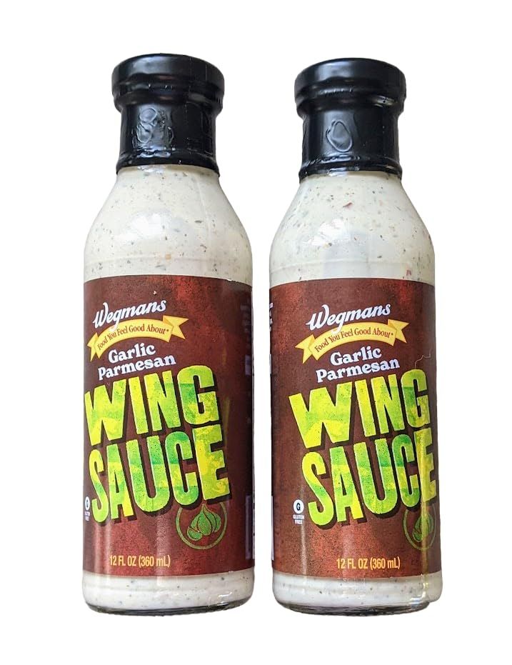 Wegmans Garlic Parmesan Wing Sauce, 12 Oz (2 Pack)