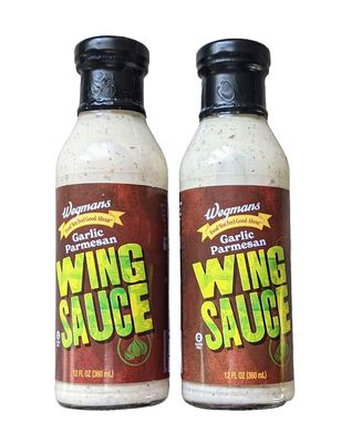 Wegmans Garlic Parmesan Wing Sauce, 12 Oz (2 Pack)