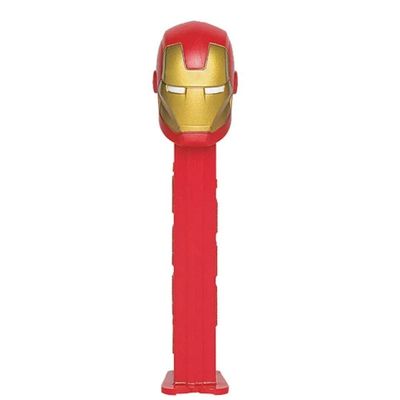 PEZ Iron Man Avengers Candy Dispenser - Marvel Ironman Pez Dispenser with Candy Refills Party Favors, Grab Bags