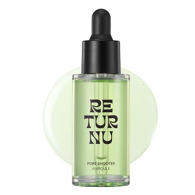 RETURNU Pore shooer pore serum Korean Minimizer for face Oily Skin bha Hydrating hyaluronic Acid Korean Skincare Vegan Cruelty Free Calming sebum Remover