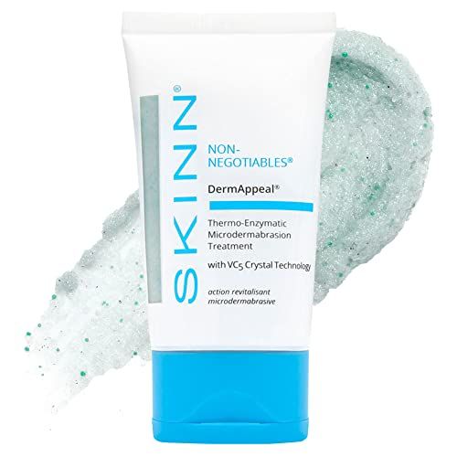 SKINN DermAppeal Microdermabrasion Treatment for Smoother, Brighter, and Clearer Skin, 2oz - Exfoliating Facial Scrub Removes Dead Skin and Smooths Wrinkles and Fine Lines for Flawless, Glowing Skin