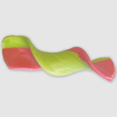 Face Twisters Sour Taffy Combo Strawberry and Green Apple 4 Pack Large Sour Taffy Bars