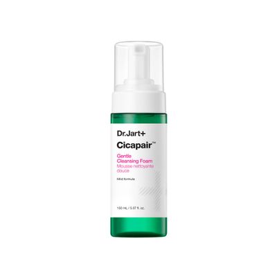 Dr.Jart Cicapair Gentle Foam Face Wash Cleanser for Sensitive Skin with Centella Asiatica Korean Skin Care, 5.07 Fl Oz