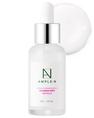 AMPLE:N Ceramide Shot Serum - Korean Anti Aging and Hydrating Serum with Ceramide for Deep Moisturization - For Dry &amp; Rough Skin to Reduces Wrinkles &amp; Repairs Skin, 1.01 fl.oz.