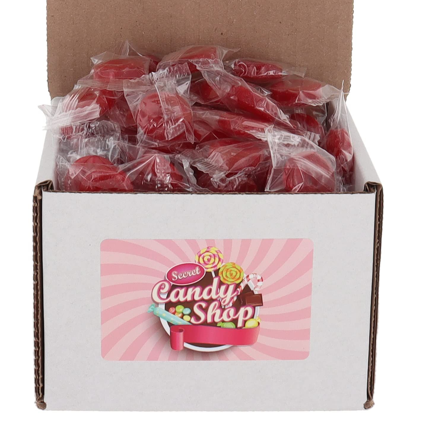 SECRET CANDY SHOP Lifesavers Fruit Hard Candy Bulk in Box (Individually Wrapped) (Cherry, 1lb)