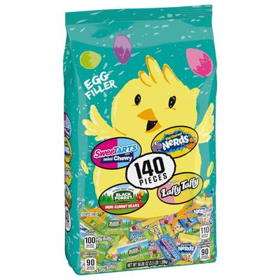 SweeTARTS Easter Chick Mix, Mixed Candy Bag, 56oz (140 Count)