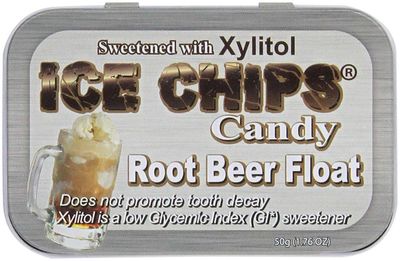 ICE CHIPS Xylitol Candy Single Tin Root Beer